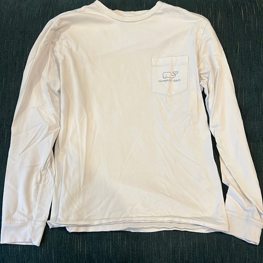 Vineyard Vines white long-sleeve shirt